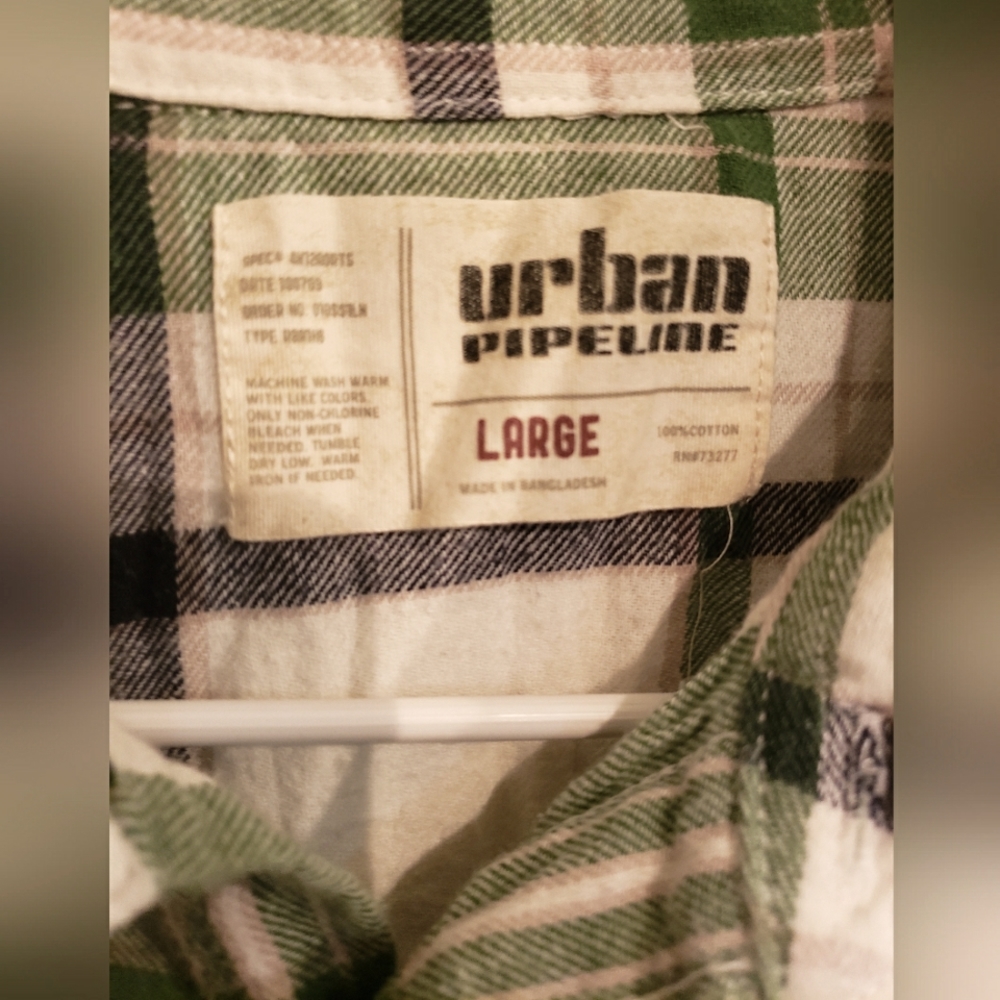 Urban pipeline flannel